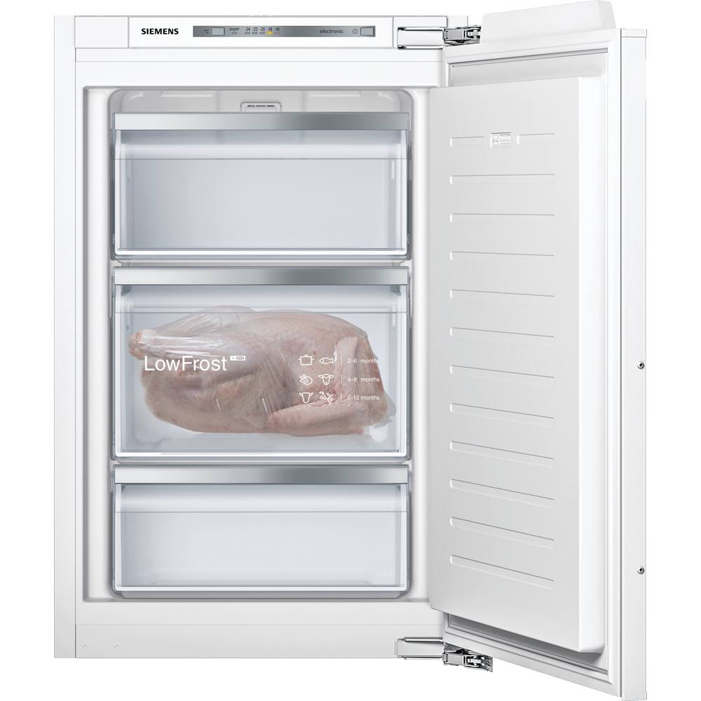GI21VAFE0 iQ500, Einbau-Gefrierschrank, 87.4 x 55.8 cm, Flachscharnier